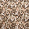 thumbnail image 1 of oneOone Polyester Lycra Brown Fabric Abstract Sewing Material Print Fabric By The Yard 56 Inch Wide, 1 of 4