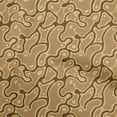 thumbnail image 1 of oneOone Polyester Lycra Brown Fabric Abstracts Quilting Supplies Print Sewing Fabric By The Yard 56 Inch Wide, 1 of 4