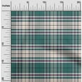 thumbnail image 1 of oneOone Polyester Lycra Dark Green Fabric Check Fabric For Sewing Printed Craft Fabric By The Yard 56 Inch Wide, 1 of 4