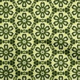 thumbnail image 1 of oneOone Polyester Lycra Dark Green Fabric Florals Quilting Supplies Print Sewing Fabric By The Yard 56 Inch Wide, 1 of 6