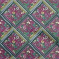 thumbnail image 1 of oneOone Polyester Lycra Dark Magenta Fabric Florals Craft Projects Decor Fabric Printed By The Yard 56 Inch Wide, 1 of 6