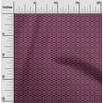 thumbnail image 1 of oneOone Polyester Lycra Dark Magenta Fabric Geometric Block Dress Material Fabric Print Fabric By The Yard 56 Inch Wide, 1 of 4
