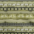 thumbnail image 1 of oneOone Polyester Lycra Dark Olive Green Fabric Merry Christmas Sewing Material Print Fabric By The Yard 56 Inch Wide, 1 of 5