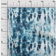 thumbnail image 1 of oneOone Polyester Lycra Dark Teal Blue Fabric Tie Dye Quilting Supplies Print Sewing Fabric By The Yard 56 Inch Wide-K9K, 1 of 1