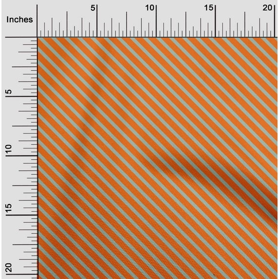 oneOone Polyester Lycra Dusty Green Fabric Stripes Sewing Craft Projects Fabric Prints By Yard 56 Inch Wide