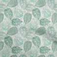 thumbnail image 1 of oneOone Polyester Lycra Dusty Teal Green Fabric Leaves Craft Projects Decor Fabric Printed By The Yard 56 Inch Wide, 1 of 6