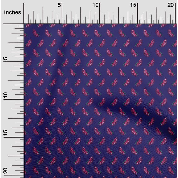 oneOone Polyester Lycra Fabric Floral Block Print Fabric BTY 56 Inch Wide
