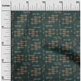 thumbnail image 1 of oneOone Polyester Lycra Fabric Geometric Kasuri Print Fabric BTY 56 Inch Wide, 1 of 4