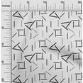 thumbnail image 1 of oneOone Polyester Lycra Fabric Line Geometric Printed Fabric 1 Yard 56 Inch Wide, 1 of 4