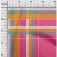 thumbnail image 1 of oneOone Polyester Lycra Fabric Madras Check Printed Fabric 1 Yard 56 Inch Wide, 1 of 4
