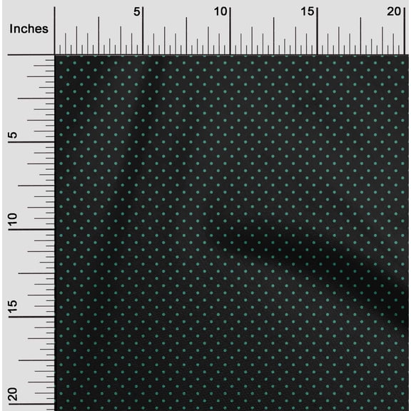 oneOone Polyester Lycra Fabric Polka Dots Print Sewing Fabric BTY 56 Inch Wide