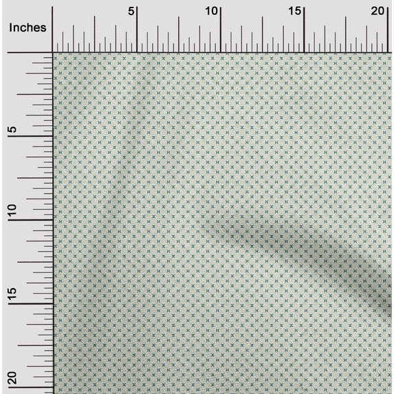 oneOone Polyester Lycra Fabric Shapes Geometric Printed Fabric 1 Yard 56 Inch Wide