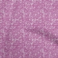 thumbnail image 1 of oneOone Polyester Lycra Fuschia Pink Fabric Lace Floral Dress Material Fabric Print Fabric By The Yard 56 Inch Wide, 1 of 6