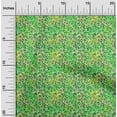 thumbnail image 1 of oneOone Polyester Lycra Green Fabric Batik Sewing Craft Projects Fabric Prints By Yard 56 Inch Wide - VK, 1 of 4