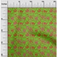 thumbnail image 1 of oneOone Polyester Lycra Green Fabric Batik Sewing Fabric By The Yard Printed Diy Clothing Sewing Supplies 56 Inch Wide - MW, 1 of 4