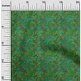 thumbnail image 1 of oneOone Polyester Lycra Green Fabric Batik Sewing Material Print Fabric By The Yard 56 Inch Wide - 56, 1 of 4