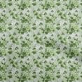 thumbnail image 1 of oneOone Polyester Lycra Green Fabric Florals Fabric For Sewing Printed Craft Fabric By The Yard 56 Inch Wide, 1 of 1
