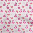 thumbnail image 1 of oneOone Polyester Lycra Light Pale Pink Fabric Donut Pattern Quilting Supplies Print Sewing Fabric By The Yard 56 Inch Wide, 1 of 6