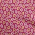 thumbnail image 1 of oneOone Polyester Lycra Magenta Fabric Paisleys Quilting Supplies Print Sewing Fabric By The Yard 56 Inch Wide, 1 of 1
