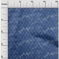 thumbnail image 1 of oneOone Polyester Lycra Medium Blue Fabric Batik Dress Material Fabric Print Fabric By The Yard 56 Inch Wide - Q4, 1 of 4