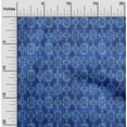 thumbnail image 1 of oneOone Polyester Lycra Medium Blue Fabric Batik Fabric For Sewing Printed Craft Fabric By The Yard 56 Inch Wide - 0A, 1 of 4