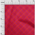 thumbnail image 1 of oneOone Polyester Lycra Medium Blue Fabric Check Dress Material Fabric Print Fabric By The Yard 56 Inch Wide, 1 of 4