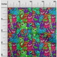 thumbnail image 1 of oneOone Polyester Lycra Multicolor Fabric Cat Dress Material Fabric Print Fabric By The Yard 56 Inch Wide, 1 of 4