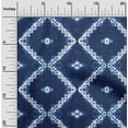 thumbnail image 1 of oneOone Polyester Lycra Navy Blue Fabric Geometric Shibori Fabric For Sewing Printed Craft Fabric By The Yard 56 Inch Wide, 1 of 4