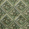thumbnail image 1 of oneOone Polyester Lycra Olive Green Fabric Florals Dress Material Fabric Print Fabric By The Yard 56 Inch Wide, 1 of 6