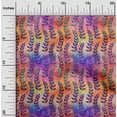 thumbnail image 1 of oneOone Polyester Lycra Orange Fabric Batik Dress Material Fabric Print Fabric By The Yard 56 Inch Wide - R4, 1 of 4