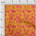 thumbnail image 1 of oneOone Polyester Lycra Orange Fabric Batik Quilting Supplies Print Sewing Fabric By The Yard 56 Inch Wide, 1 of 4