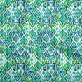 thumbnail image 1 of oneOone Polyester Lycra Persian Green Fabric Ikat Sewing Material Print Fabric By The Yard 56 Inch Wide, 1 of 6