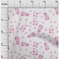 thumbnail image 1 of oneOone Polyester Lycra Pink Fabric Florals Sewing Craft Projects Fabric Prints By Yard 56 Inch Wide, 1 of 1