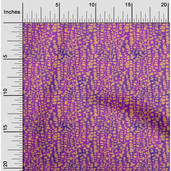oneOone Polyester Lycra Purple Fabric Batik Sewing Material Print Fabric By The Yard 56 Inch Wide