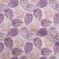 thumbnail image 1 of oneOone Polyester Lycra Purple Fabric Leaves Sewing Material Print Fabric By The Yard 56 Inch Wide, 1 of 6