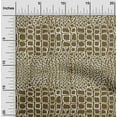 thumbnail image 1 of oneOone Polyester Lycra Raw Umber Fabric Crocodile Animal Skin Diy Clothing Quilting Fabric Print Fabric By Yard 56 Inch Wide, 1 of 4