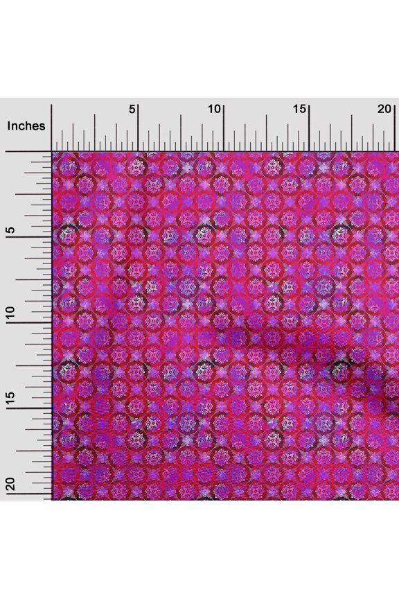 Polyester Lycra Red Fabric Batik Craft Projects Decor Fabric Printed By The Yard 56 Inch Wide