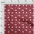thumbnail image 1 of oneOone Polyester Lycra Red Fabric Christmas Craft Projects Decor Fabric Printed By The Yard 56 Inch Wide, 1 of 1