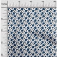 thumbnail image 1 of oneOone Polyester Lycra Royal Blue Fabric Florals Fabric For Sewing Printed Craft Fabric By The Yard 56 Inch Wide, 1 of 4