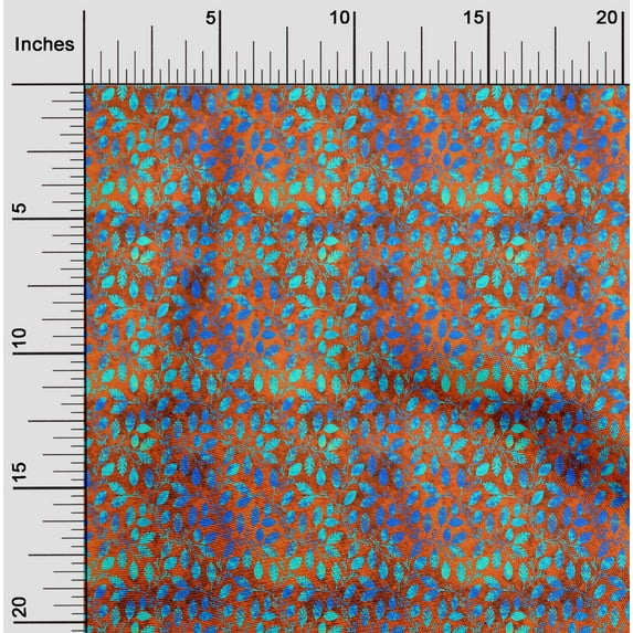 oneOone Polyester Lycra Rust Brown Fabric Batik Sewing Craft Projects Fabric Prints By Yard 56 Inch Wide