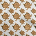 thumbnail image 1 of oneOone Polyester Lycra Rust Brown Fabric Nautical Craft Projects Decor Fabric Printed By The Yard 56 Inch Wide, 1 of 6