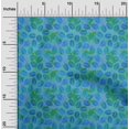 thumbnail image 1 of oneOone Polyester Lycra Teal Blue Fabric Batik Craft Projects Decor Fabric Printed By The Yard 56 Inch Wide - 64, 1 of 4