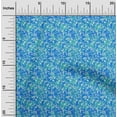 thumbnail image 1 of oneOone Polyester Lycra Turquoise Blue Fabric Batik Craft Projects Decor Fabric Printed By The Yard 56 Inch Wide, 1 of 4