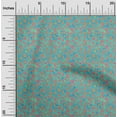 thumbnail image 1 of oneOone Polyester Lycra Turquoise Green Fabric Batik Craft Projects Decor Fabric Printed By The Yard 56 Inch Wide, 1 of 4