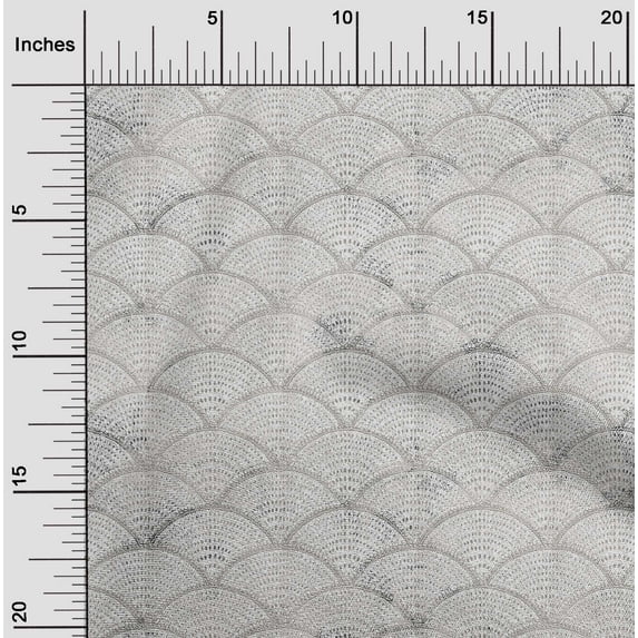 oneOone Polyester Lycra White Fabric Block Sewing Craft Projects Fabric Prints By Yard 56 Inch Wide
