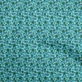 thumbnail image 1 of oneOone Polyester Spandex Aqua Blue Fabric Floral Sewing Craft Projects Fabric Prints By Yard 56 Inch Wide, 1 of 5