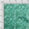 thumbnail image 1 of oneOone Polyester Spandex Aquamarine Fabric Florals Quilting Supplies Print Sewing Fabric By The Yard 56 Inch Wide-BS4, 1 of 4