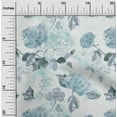 thumbnail image 1 of oneOone Polyester Spandex Baby Blue Fabric Flower Fabric For Sewing Printed Craft Fabric By The Yard 56 Inch Wide, 1 of 4