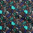 thumbnail image 1 of oneOone Polyester Spandex Black Fabric Abstracts Diy Clothing Quilting Fabric Print Fabric By Yard 56 Inch Wide, 1 of 5