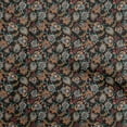 thumbnail image 1 of oneOone Polyester Spandex Black Fabric Floral Fabric For Sewing Printed Craft Fabric By The Yard 56 Inch Wide, 1 of 5